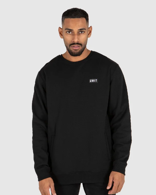 Men's Sweaters with Relaxed FitsUNIT Stack Mens Crew Sweater