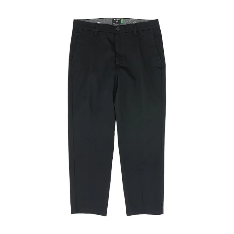 Men's Patterned Pants with ChecksBlack Solid Five Pocket Pants