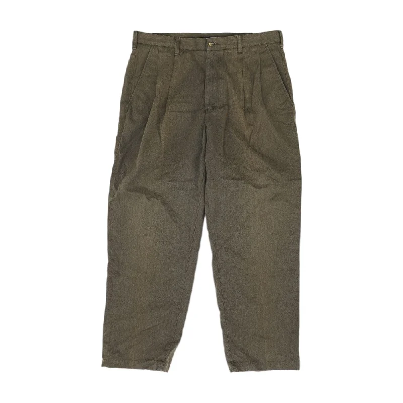 Men's Bootcut Jeans for a Flattering ShapeBrown Solid Khaki Pants