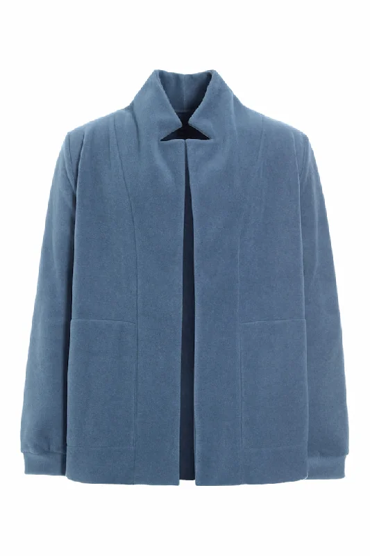 Men's Coats with Breathable FabricCARDIGAN - 1027C - DUSTY BLUE