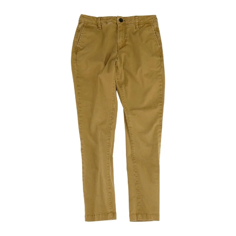 Men's Pants with Flap PocketsKhaki Solid Khaki Pants