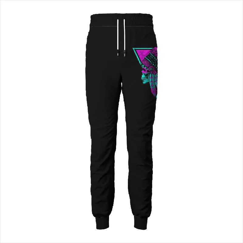 Men's High-Waisted Pants for a Retro StyleSkull Chief Sweatpants